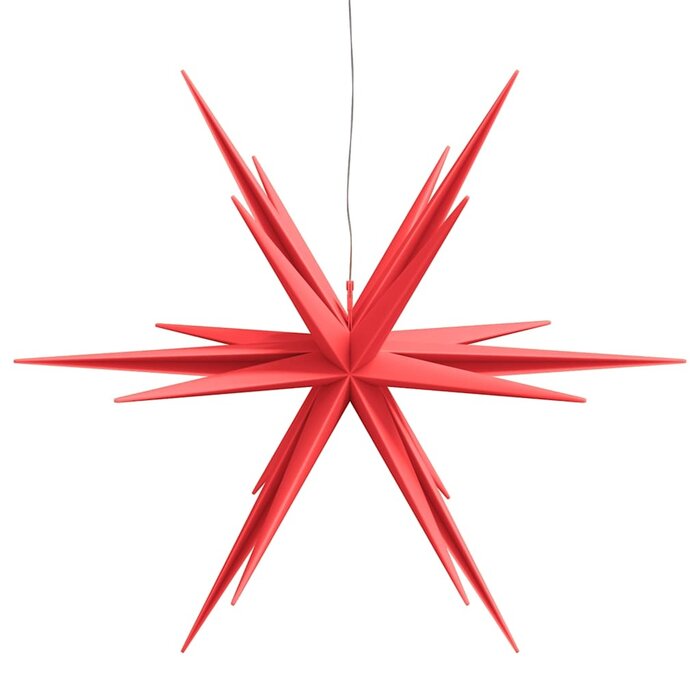 Vidaxl Étoile de Noël LED rouge 100 cm - Pliable - Jusqu'à -59%