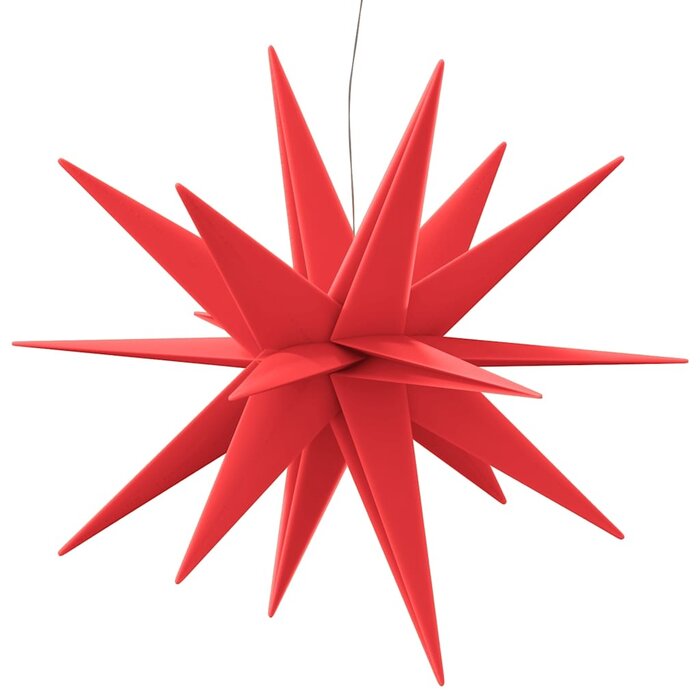 Vidaxl Étoile de Noël LED rouge 100 cm - Pliable - Jusqu'à -59%