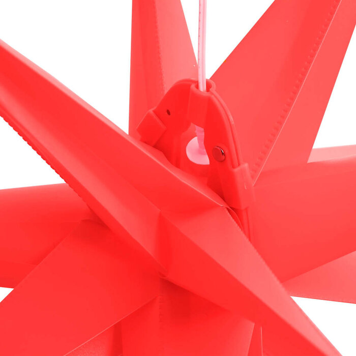 Vidaxl Étoile de Noël LED rouge 100 cm - Pliable - Jusqu'à -59%