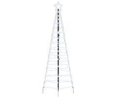 Vidaxl Sapin de Noël LED 250 cm - 390 LED - Blanc froid - Jusqu'à -66%