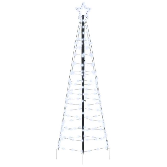 Vidaxl Sapin de Noël LED 250 cm - 390 LED - Blanc froid - Jusqu'à -66%