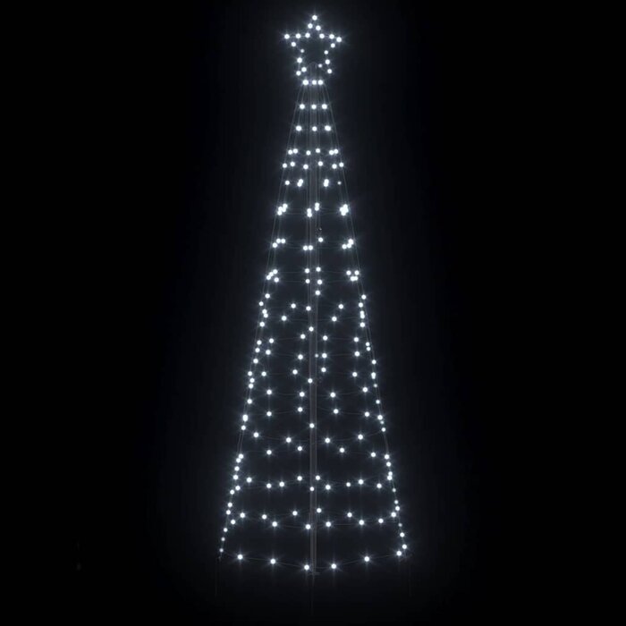 Vidaxl Sapin de Noël LED 250 cm - 390 LED - Blanc froid - Jusqu'à -66%