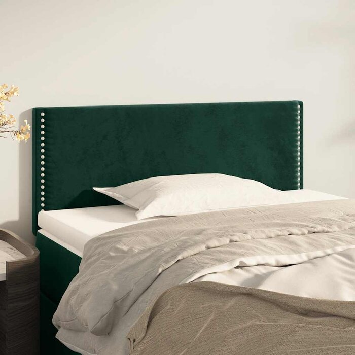 Vidaxl Tête de lit velours vert foncé 100cm - Jusqu'à -65%