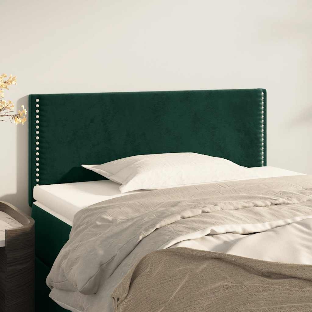 Vidaxl Tête de lit velours vert foncé 100cm - Jusqu'à -65%
