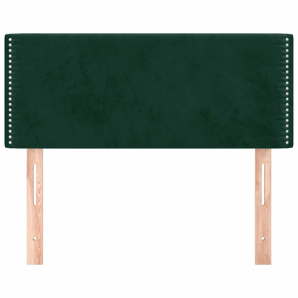 Vidaxl Tête de lit velours vert foncé 100cm - Jusqu'à -65%
