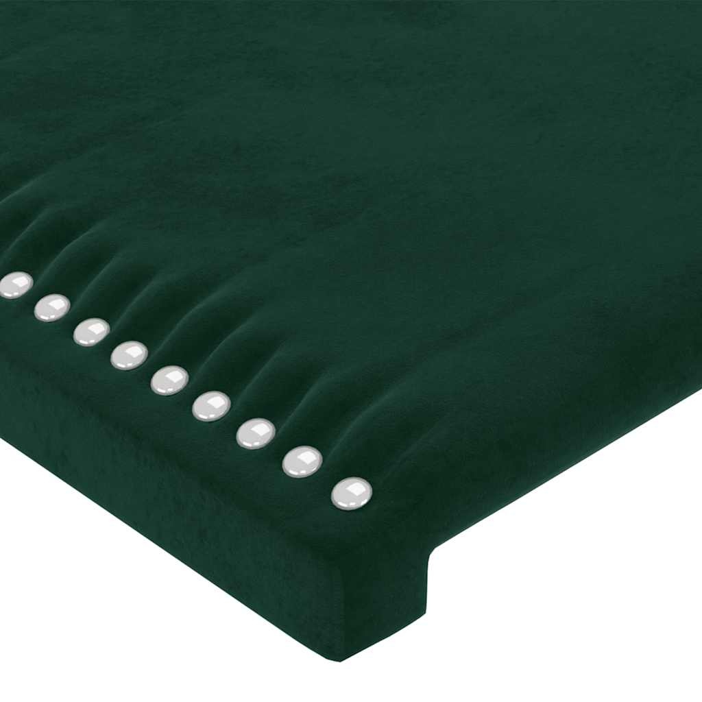 Vidaxl Tête de lit velours vert foncé 100cm - Jusqu'à -65%