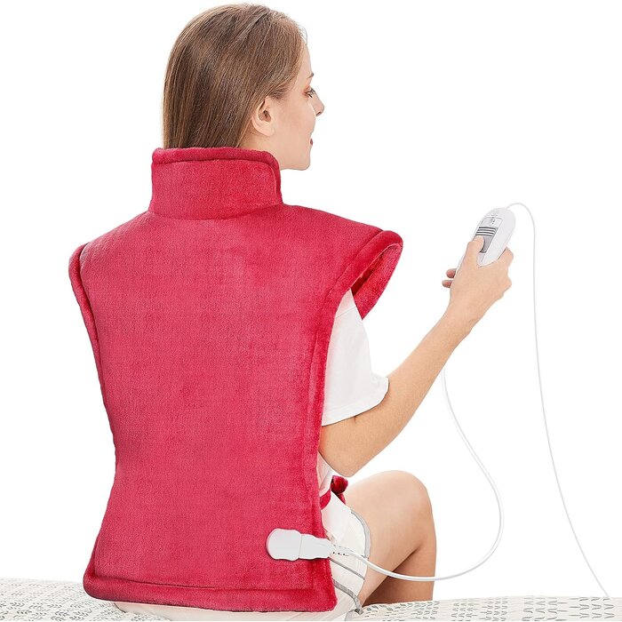 Coussin chauffant dos et cou 60x85cm - Jusqu'à -40% sur votre relaxation