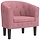 Fauteuil cabriolet en velours rose - Jusqu'à -47% sur notre sélection