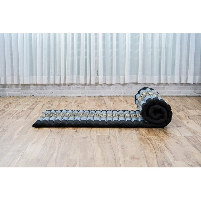 Matelas de sol futon pliable 190x50 cm - Bleu - Jusqu'à -42%