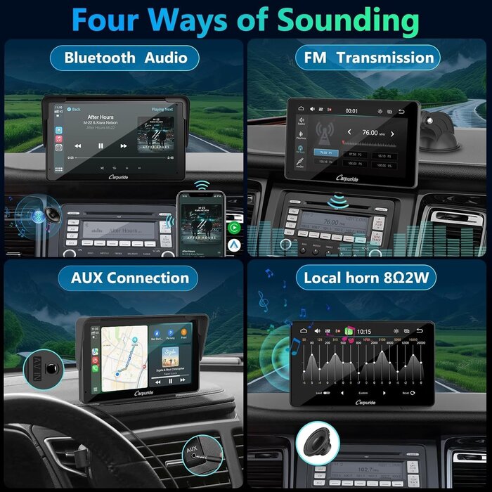 Autoradio Tactile 7" CarPlay & Android Auto - Jusqu'à 46% de réduction