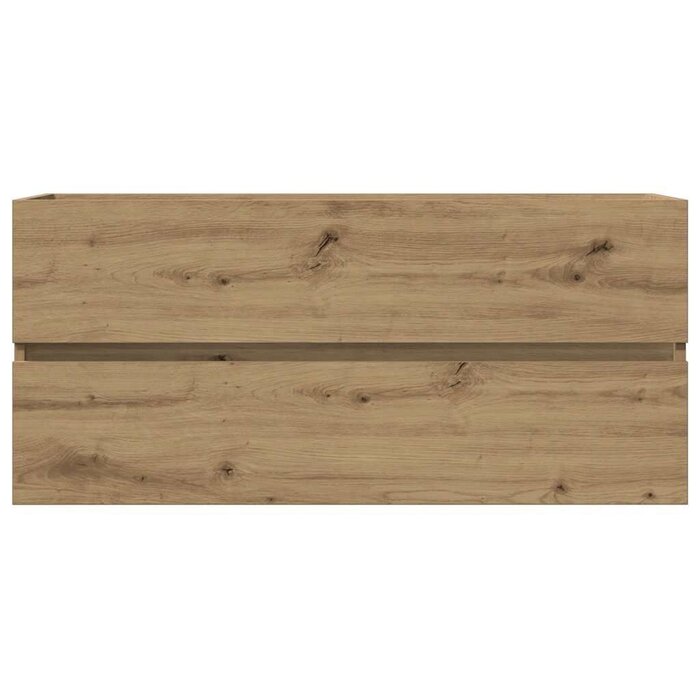 Meuble sous-lavabo 100cm chêne artisan - Jusqu'à -41% de réduction