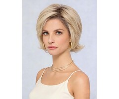 Perruque Pixie Cut blond ombré - Naturelle et ajustable - Jusqu'à 63% de remise