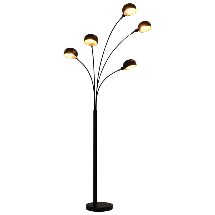 Lampadaire Arc 5 Lampes Noir et Doré - Jusqu'à 47% de réduction