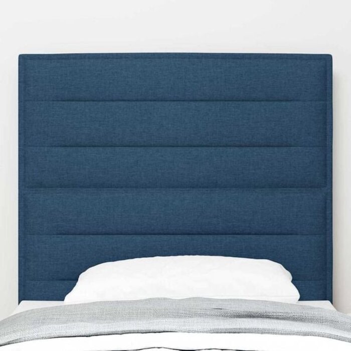 Vidaxl Tête de lit réglable 100cm bleue - Jusqu'à 69% de réduction