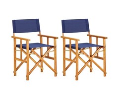 Lot de 2 chaises de metteur en scène en acacia - Jusqu'à -47%