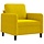 Fauteuil moderne en velours jaune 60 cm - Jusqu'à -42%