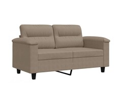 Canapé 2 places 120 cm en microfibre taupe - Jusqu'à -47%
