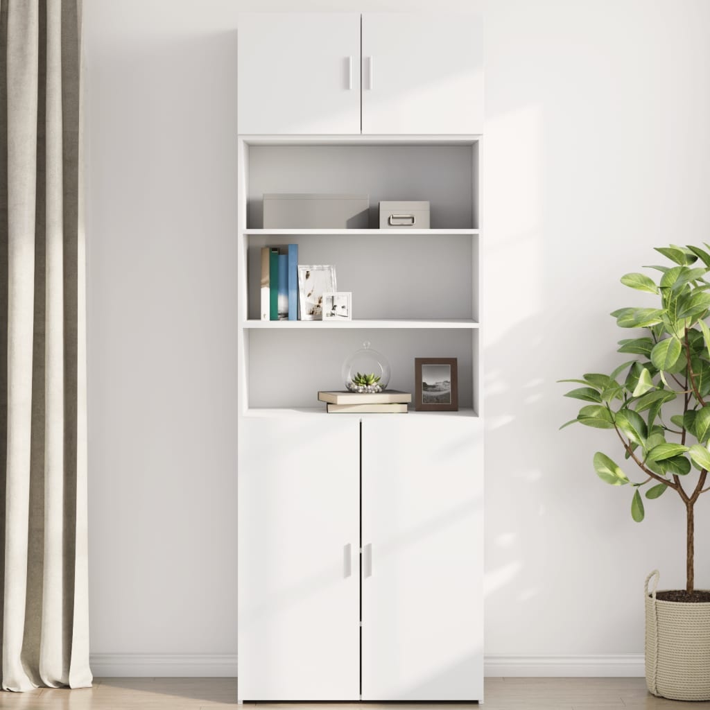 Meuble mural de rangement 80x42,5 cm - Blanc - Jusqu'à -45%
