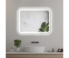 Miroir LED 60x80 cm horizontal avec variateur - Jusqu'à 42% de remise