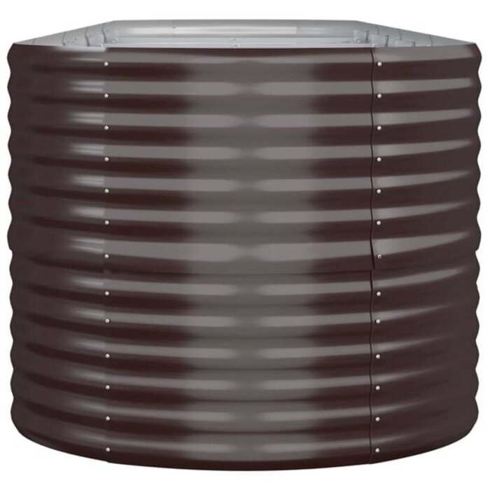 Jardinière ovale acier marron 440cm - Jusqu'à -47% sur votre jardin