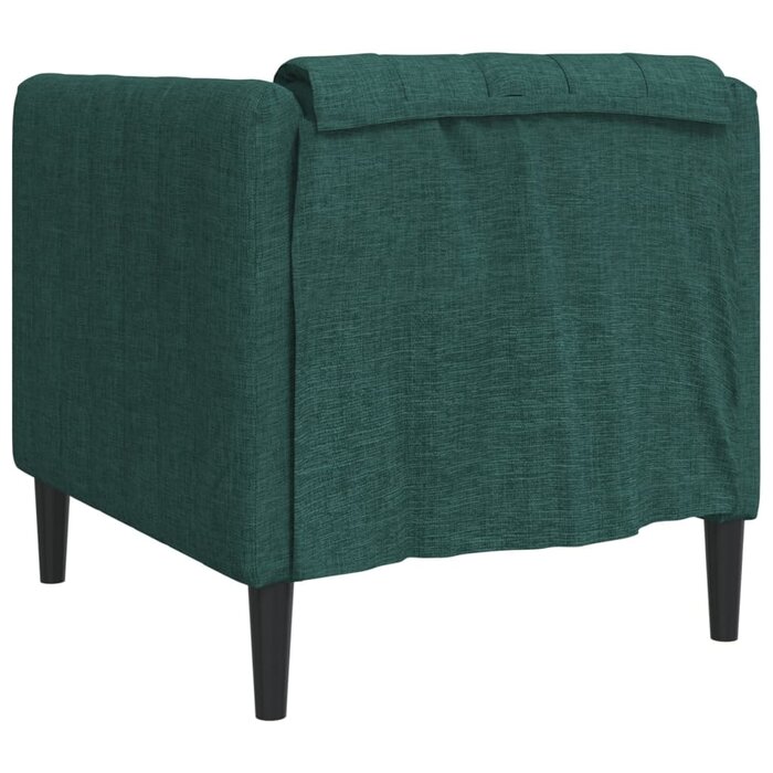 Fauteuil moderne en tissu vert foncé - Jusqu'à -47% sur votre déco