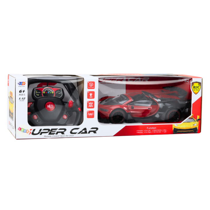 Voiture Télécommandée Sport Rouge 1:12 - Jusqu'à 52% de remise