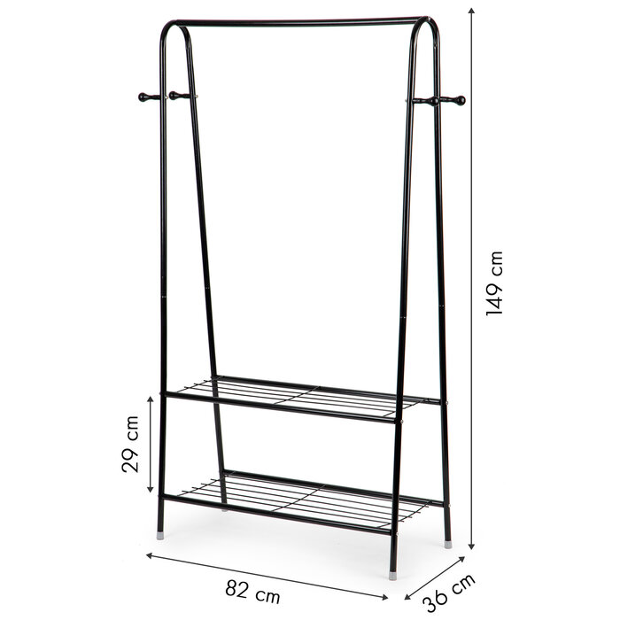 Portant à vêtements en acier - 82x36x149 cm - Jusqu'à 25% de remise