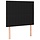 Lot de 2 têtes de lit tissu noir - Jusqu'à -72% de remise