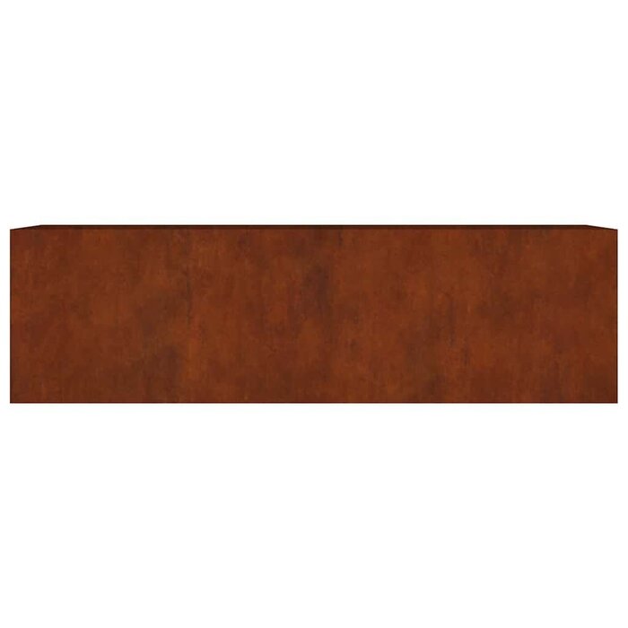Jardinière en acier corten 280x80x80cm - Jusqu'à -47%