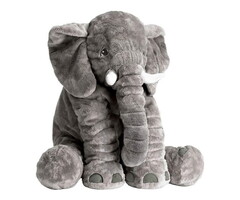 Viking Choice Grande peluche éléphant 45x55 cm - Douceur et confort jusqu'à -28%