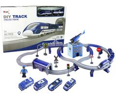 Circuit de train électrique police 92 pièces - Jusqu'à -44% de remise