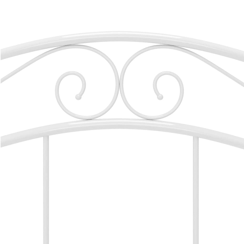 Cadre de lit métal blanc 120x200 cm - Jusqu'à 47% de réduction