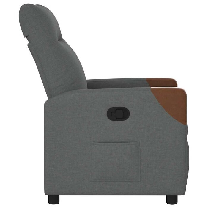 Fauteuil relax inclinable manuel gris foncé - Jusqu'à 41% de réduction