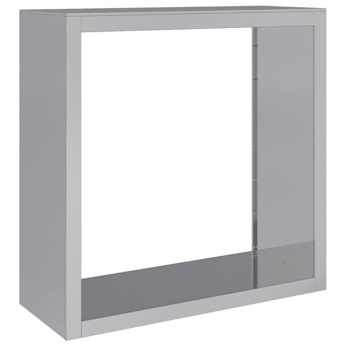 Abri bois de chauffage acier galvanisé 100cm - Jusqu'à -46%