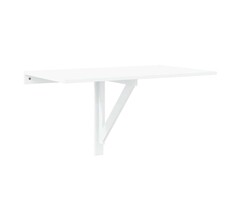 Table murale pliante 100x60cm - Blanc - Jusqu'à -45% sur l'outlet