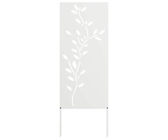 Panneau décoratif de jardin blanc 50x140cm - Jusqu'à 45% de réduction
