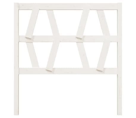 Tête de lit en pin massif blanc 96x100 cm - Jusqu'à -30%