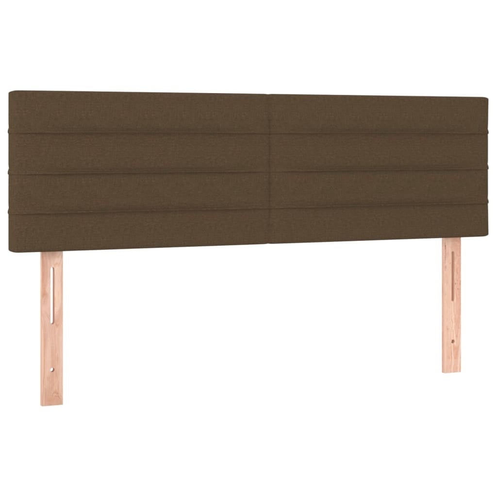 Lot de 2 têtes de lit tissu marron - Jusqu'à 40% de réduction