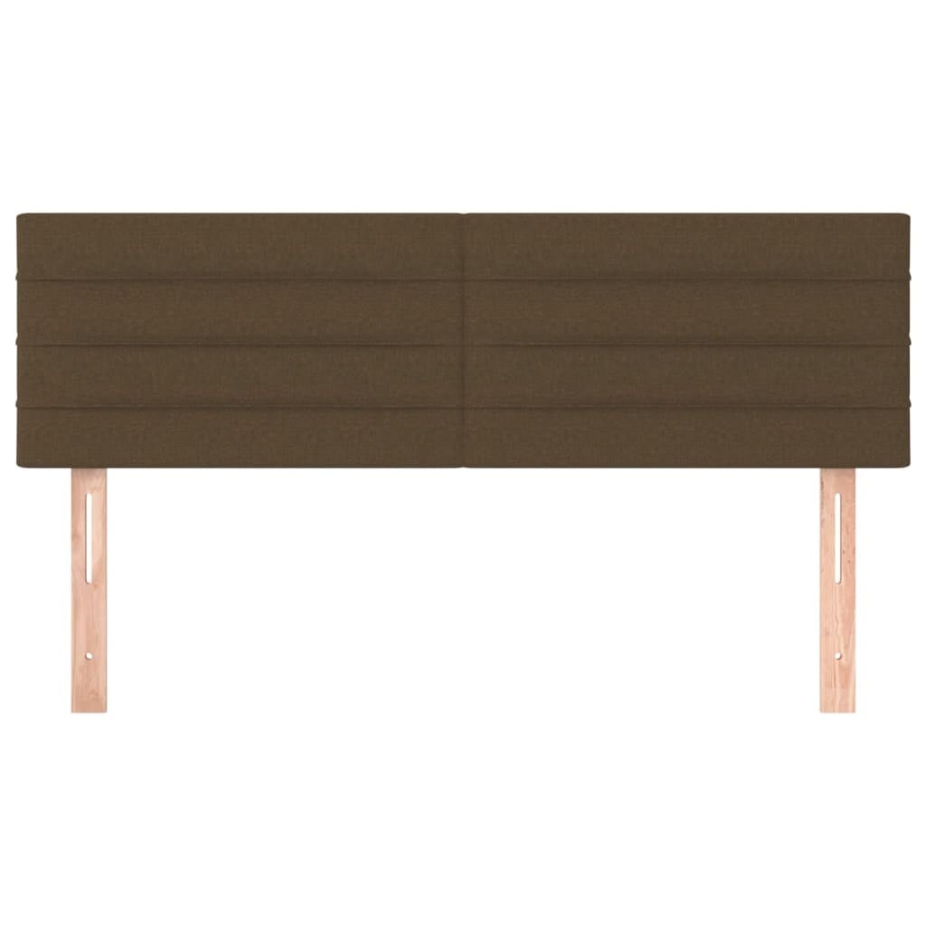 Lot de 2 têtes de lit tissu marron - Jusqu'à 40% de réduction
