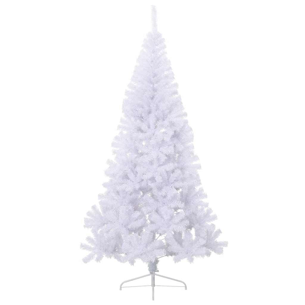 Sapin de Noël artificiel blanc 180 cm gain de place - Jusqu'à -33%