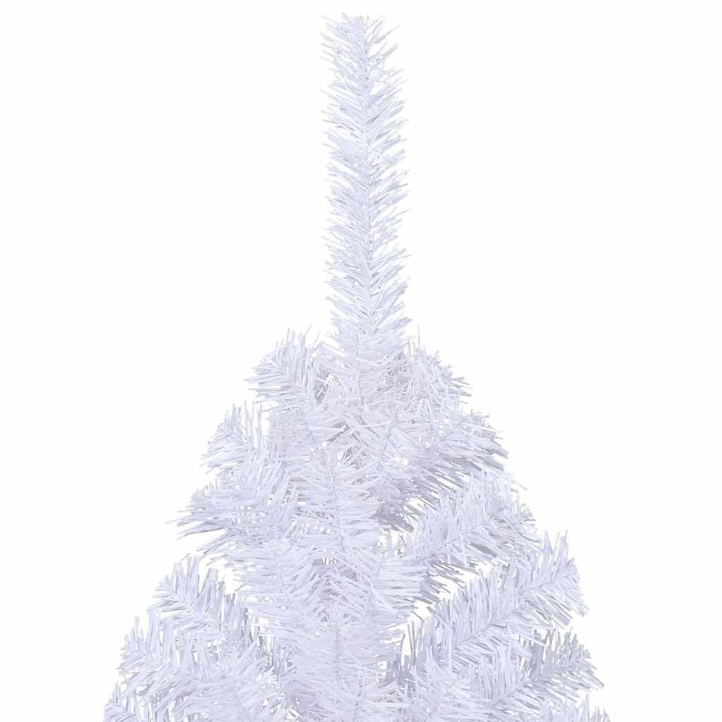 Sapin de Noël artificiel blanc 180 cm gain de place - Jusqu'à -33%