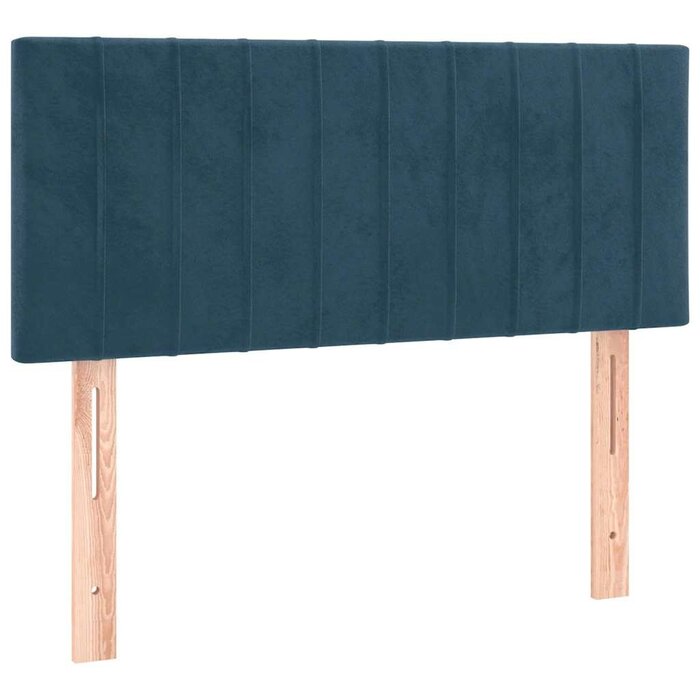 Vidaxl Tête de lit en velours bleu foncé 90cm - Jusqu'à -64% de remise