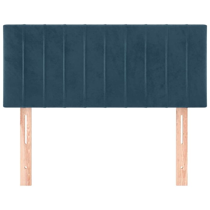 Vidaxl Tête de lit en velours bleu foncé 90cm - Jusqu'à -64% de remise