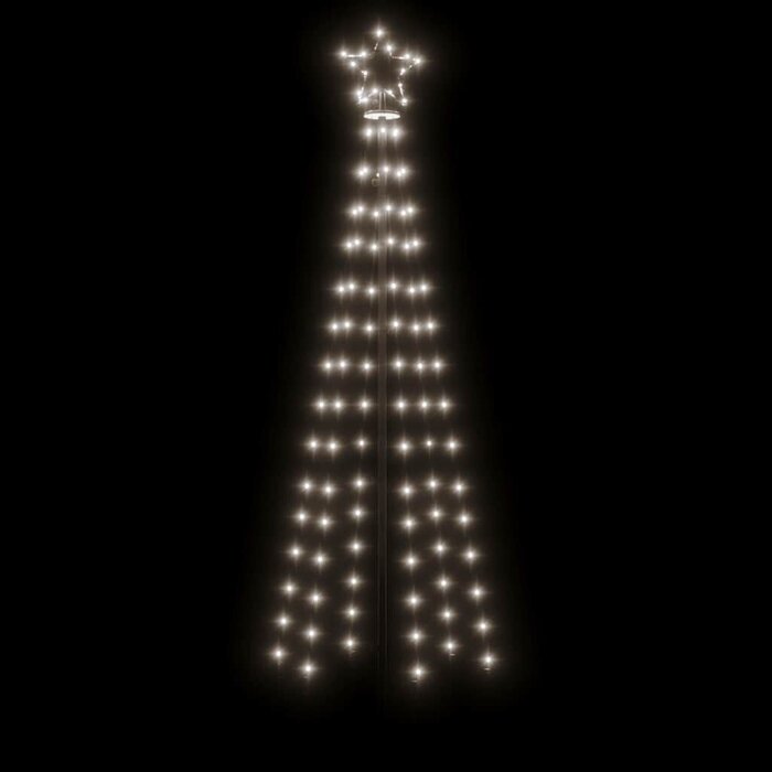 Vidaxl Sapin de Noël conique lumineux 180 cm - 108 LED - Jusqu'à -58%