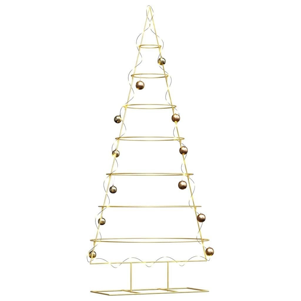 Sapin de Noël design en métal doré 210 cm - Jusqu'à 33% de réduction