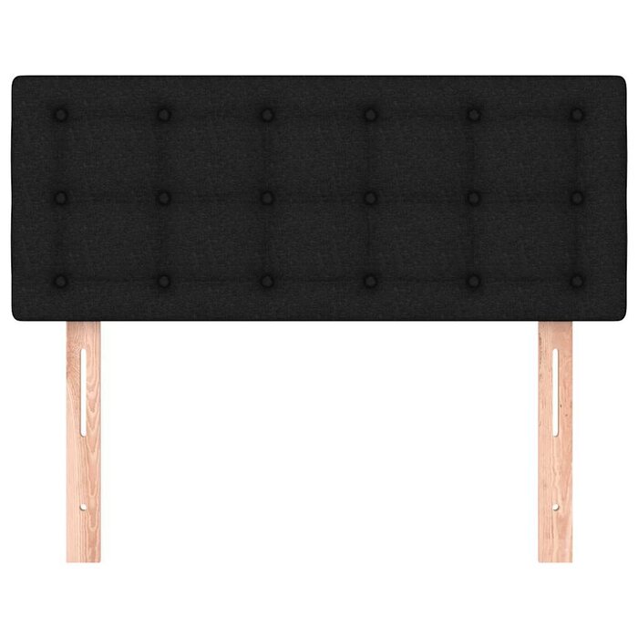 Vidaxl Tête de lit en tissu noir 90 cm - Jusqu'à 62% de remise
