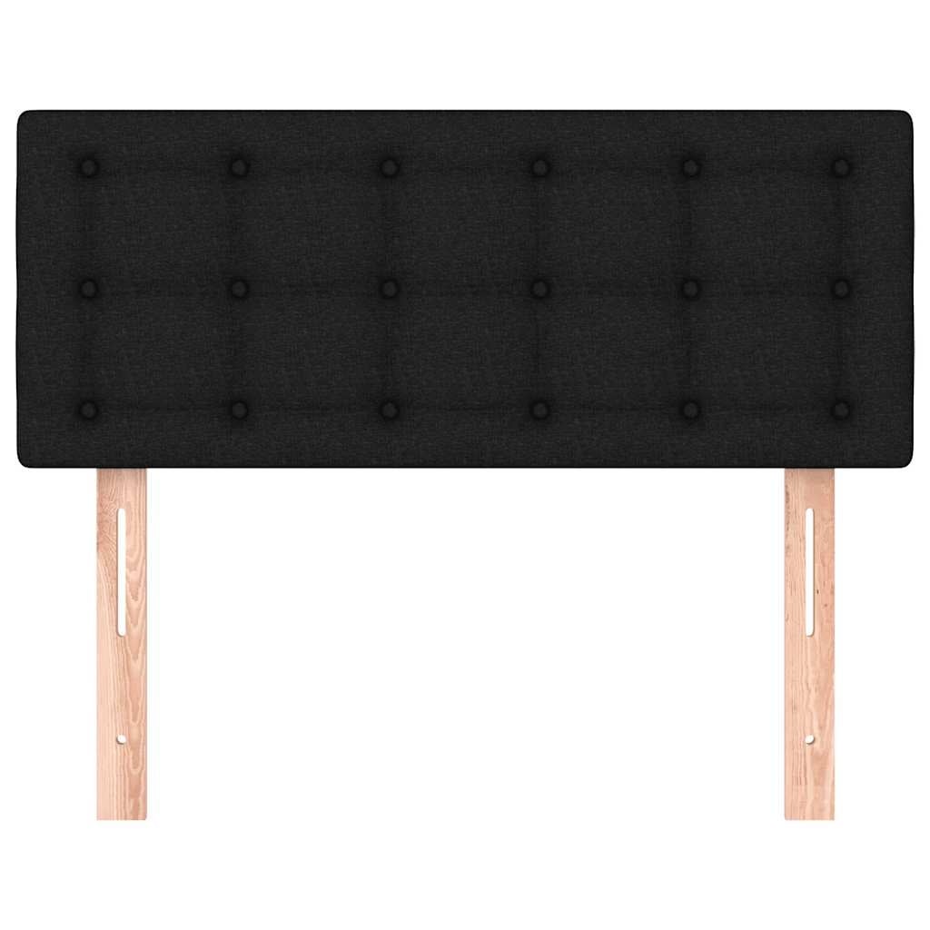 Tête de lit en tissu noir 90 cm - Jusqu'à -28% de remise