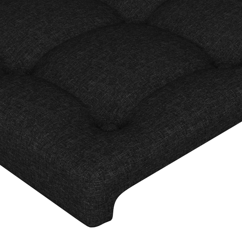 Vidaxl Tête de lit en tissu noir 90 cm - Jusqu'à 62% de remise