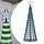 Sapin de Noël LED 180 cm - 275 LED Bleues - Jusqu'à -66%
