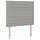 Lot de 2 têtes de lit tissu gris clair - Jusqu'à -33%
